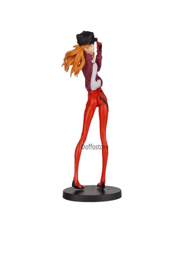 Offo Asuka Langley Soryu Anime Figure - Stylish Neon Genesis Evangelion Collectible for Desk, Shelf & Room Decor | Durable PVC Action Figure for Anime Fans & Collectors - Image 3